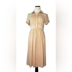 Topshop Sheer Short Sleeve Dress.